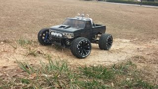 Traxxas stampede 4x4 vxl run with Blackfoot Xtreme Body and Duratrax Tires &amp; Wheels