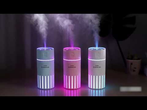 Cass Mini USB Creative Nano Fine Mist Humidifier Fan Night Light Humidifier Household Car Humidifier