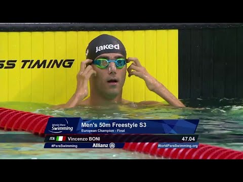 Men's 50m Freestyle S3 Final | Dublin 2018
