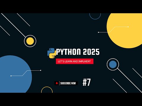 Learn Python 2025 Ep 7 Input In Python