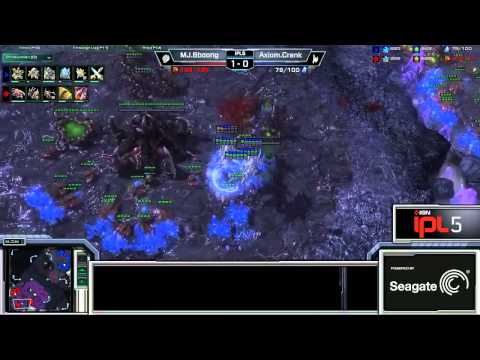 SC2 CranK vs BBoong PvZ Game 2 IPL 5 Losers Round 5 Starcraft 2 Tournaments