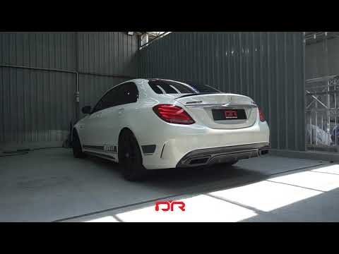 MERCEDES AMG C63S W205 AKRAPOVIC EXHAUST | DECAT STAGE 2 LOUD REVS