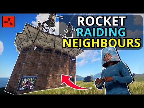 ROCKET RAIDING Our NEIGHBOURS For A DECENT PROFIT! - Rust Survival Gameplay Part 4 AD