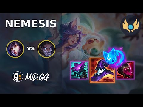 MID.GG: [ Nemesis ] Ahri MID vs Sylas | EUW CHALLENGER | LOL Season 2025