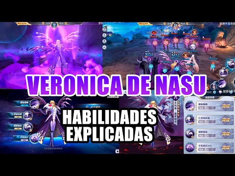 VERONICA DE NASUS NUEVO PERSONAJE: HABILIDADES EXPLICADAS CON PASIVA UNICA PARA THANATOS. SSAKOTZ