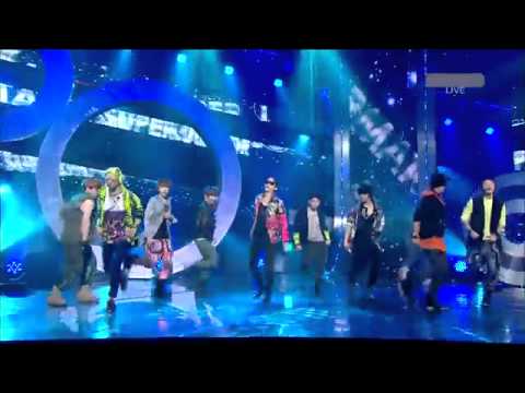 Super Junior - Super Man (ComeBack Stage) 110806.