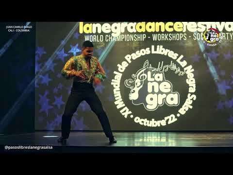 JUAN CAMILO DIAGO - CAMPEON Solista masculino XI Mundial de Pasos Libres La Negra Salsa 2022