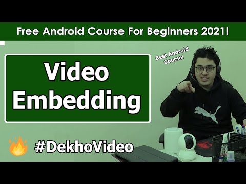 Embedding Video with media controls in Android | Android Tutorials in Hindi 9