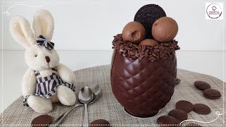 OVO POTE DE COLHER/ FAÇA O SEU OVO DE PÁSCOA ASSIM