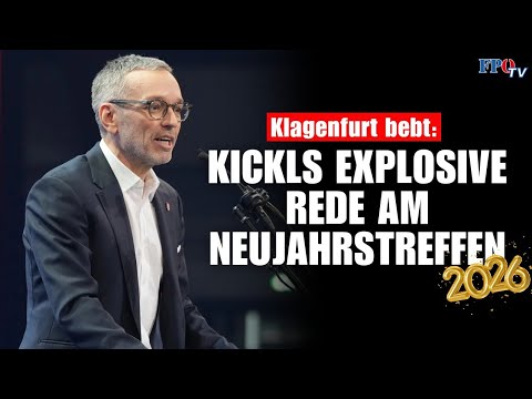 Kickl zerlegt die Regierung beim FPÖ-Neujahrstreffen 2026