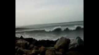 preview picture of video 'le spot de surf sharatane à mehdia kenitra le 30-10-2011'