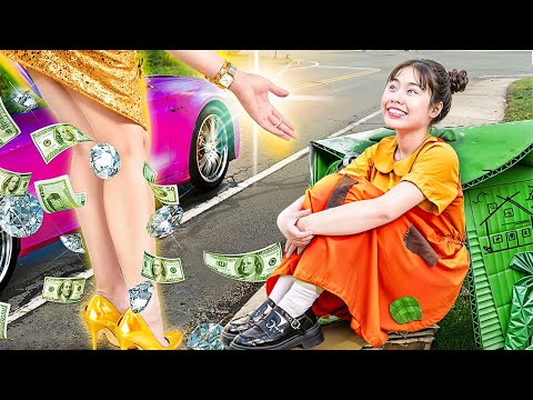 Rich Family Adopted Squid Game Doll!