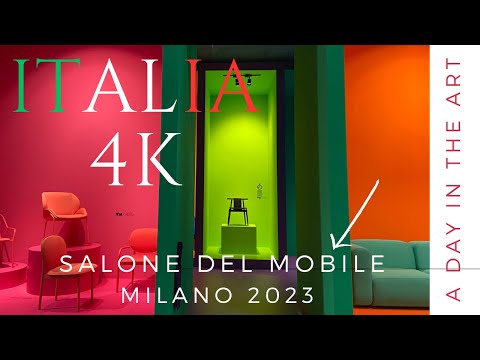 SALON MOBILIER ART DECO MILAN ITALIE 2023 - iPhone 4K
