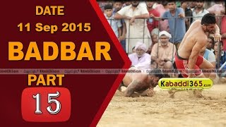 (13) Badbar (Barnala) Kabaddi Touranament 11 Sep 2015