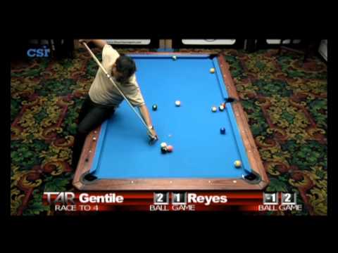 2011 US Open Onepocket - Efren Reyes - Chris Gentile (Part 1)