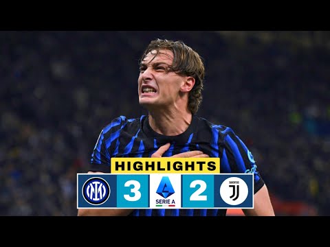 Inter Milan vs Juventus 3-2 Gli Highlights | Zielinski Goal | Serie A 2025-26 | Kalulu Red Card