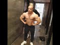 1day out 85kg bodybuilding competition posing practise البطل قبل البطوله بيوم كمال اجسام تمرين عرض