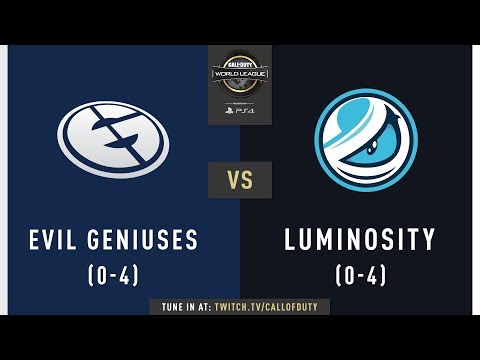 Evil Geniuses vs Luminosity | CWL Pro League 2019 | Division A | Week 2 | Day 2