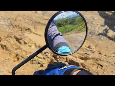 Ruta en terreno peligroso en el área rural de Cimitarra, Santander. XR 190 y XR 150. DR 150. Parte 7