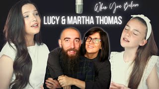 Download lagu Lucy & Martha Thomas - When You Believe (REACTION) with my wife mp3