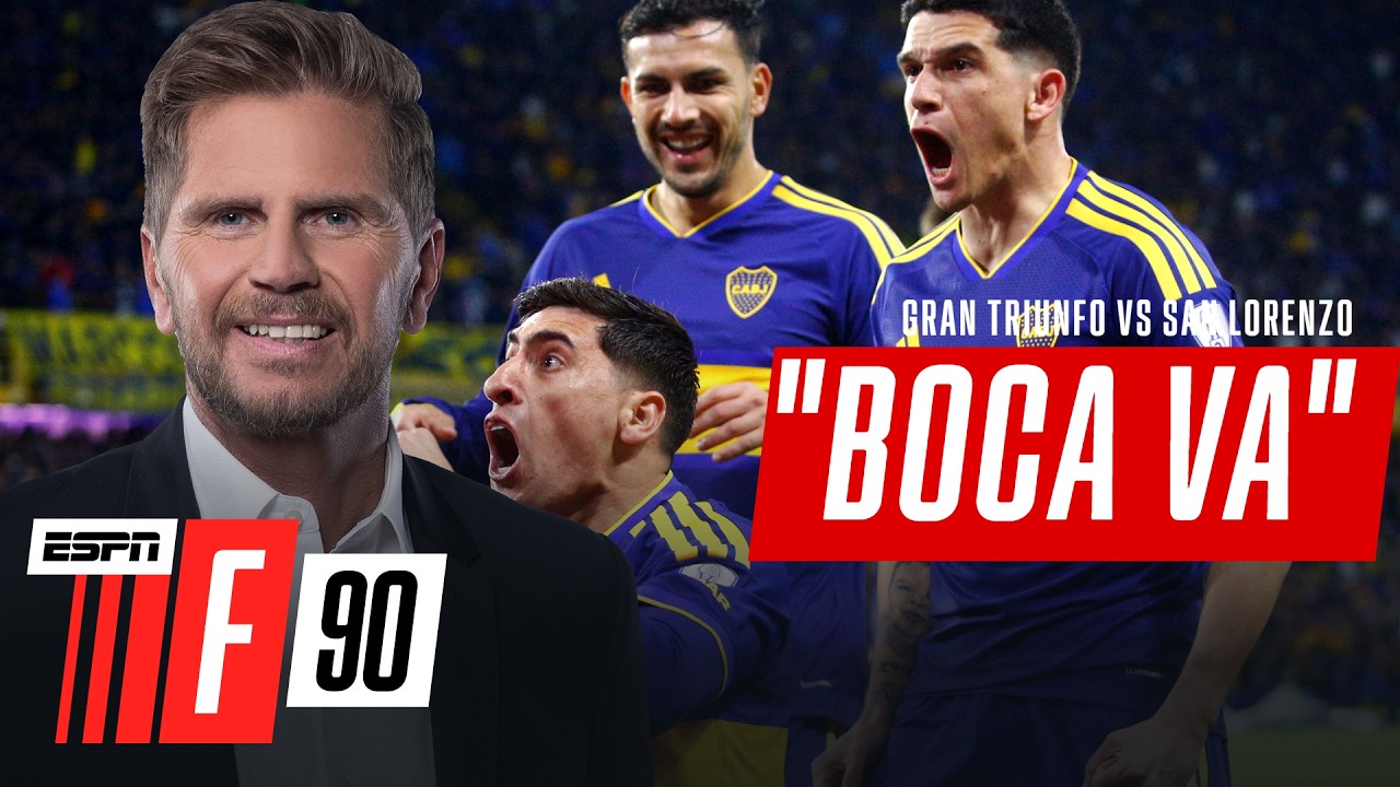 MOMENTO CONVINCENTE DE BOCA: ASÍ INICIÓ #ESPNF90 TRAS EL 2-0 DEL XENEIZE vs SAN LORENZO