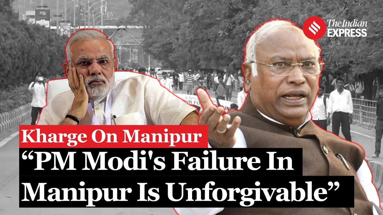 Mallikarjun Kharge Slams PM Modi Over Manipur Violence, Demands Urgent Action Amid Fresh Unrest
