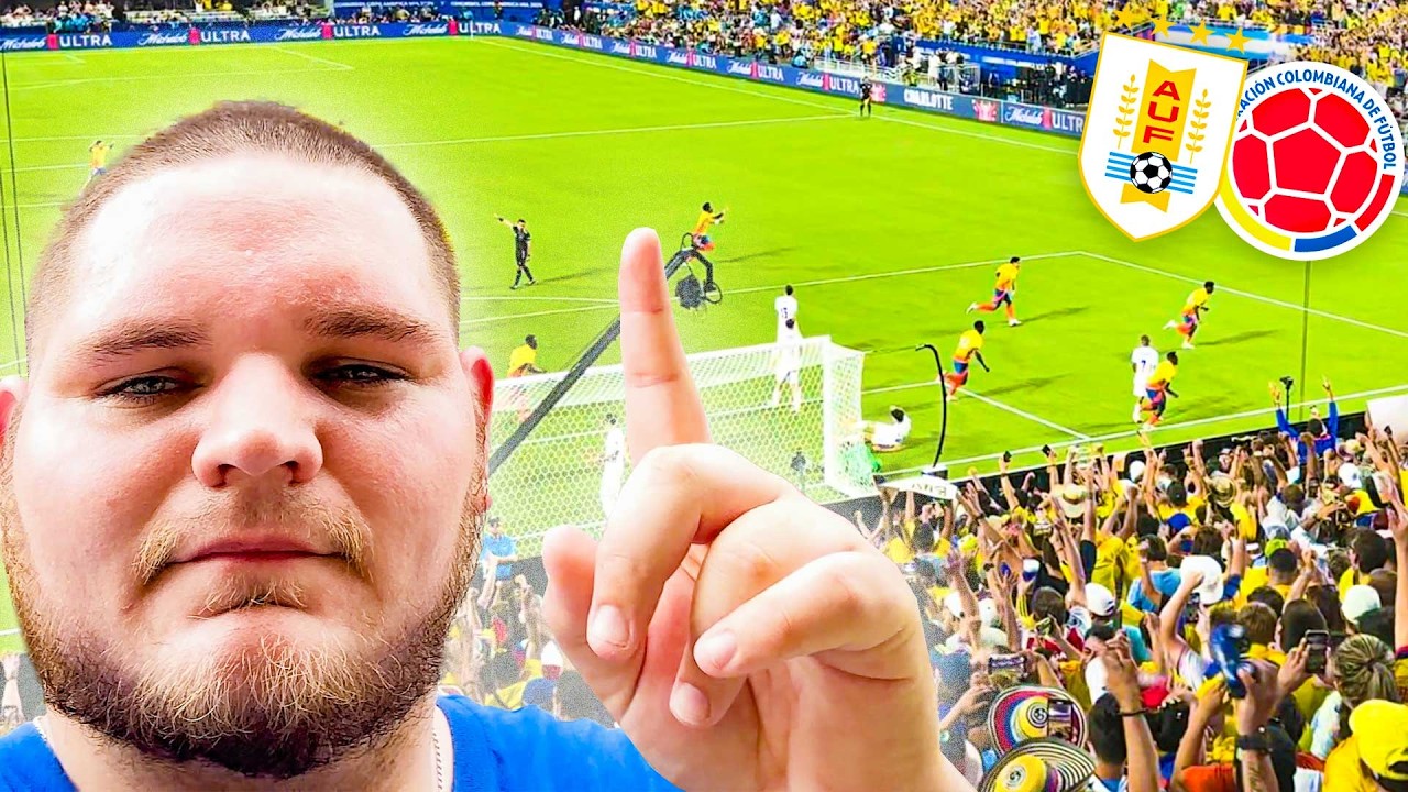 I WATCHED COLOMBIA BEAT URUGUAY IN THE COPA AMERICA SEMIFINALS