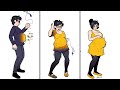 From Balloon To Baby Bump TG TF Comic Dub 160