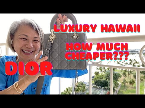 👜Compras de luxo no Havaí / Melhor estilo Lady Dior? / Livre de impostos?