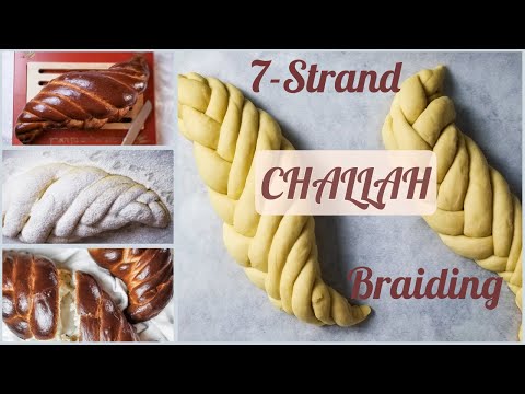 How to Braid 7 Strand Challah like a 5 Strand Challah | Unique Challah Bread Braiding Tutorial