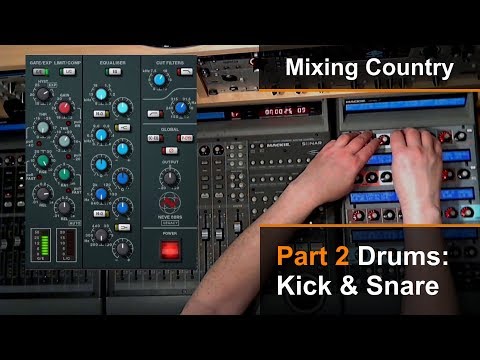Mixing A Country Song (2 of 8) - Kick & Snare - Dan Wesley (Mixed by the Twangmeister)