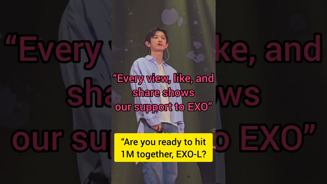 Let’s hit 1M for EXO 💙 Your support means everything! #kpop #exoonearewe #exoonearewe #exocomeback