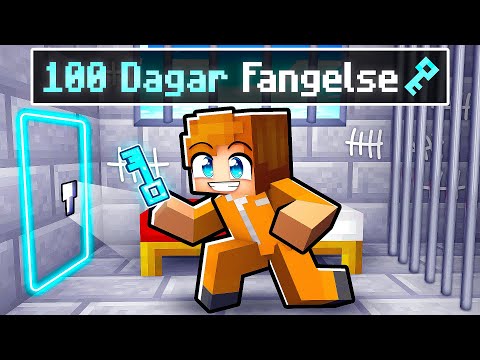 Överlever 100 Dagar i Minecraft FÄNGELSE!