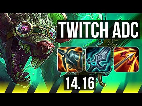 TWITCH & Brand vs MISS FORTUNE & Rell (ADC) | 1500+ games, 8/3/7 | NA Master | 14.16