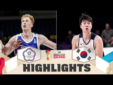 Chinese Taipei v Korea | Highlights | FIBA Basketball World Cup 2027 Asian Qualifiers