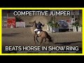 Caught on Camera: Competitive Jumper Beats Horse in Show Ring