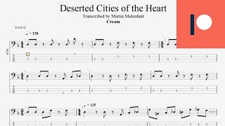 Cream - Deserted Cities of the Heart (bass tab)