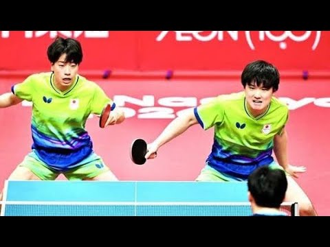 歴史的快挙】張本智和・篠塚大登組、中国ペアを4－3で逆転撃破！44年ぶりアジア大会卓球男子ダブルス決勝進出