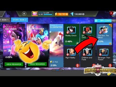 Valiant Journey ACT 8.3.3(The Sun,The Moon) Easy COMPLETION 😆😆🤟| MCOC GAMEPLAY IN HINDI |