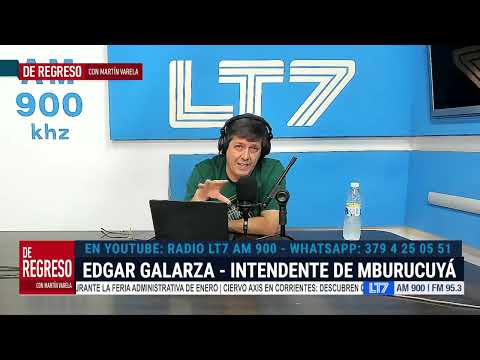 Situación de Mburucuyá por las intensas lluvias: charlamos con el Intendente Edgar Galarza
