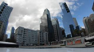 San Francisco, CA Old Transbay Terminal timelapse greyhound lines parking lot