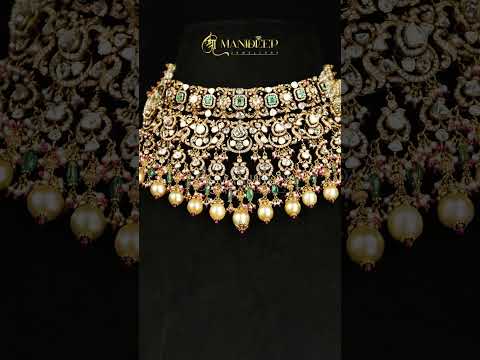 Stunning Kundan Choker Necklace | Luxury Bridal Jewellery by Manideep Jewellers