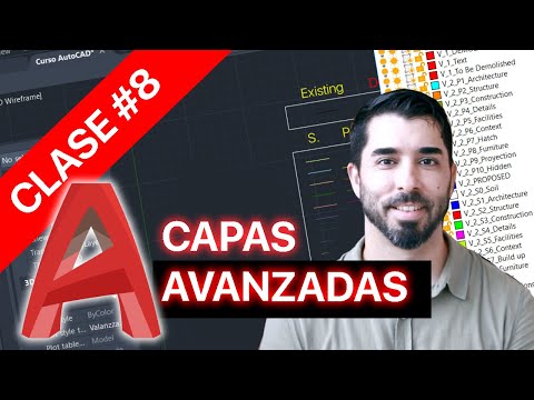 CAPAS AVANZADAS en AutoCAD # Clase 7 (Curso de AutoCAD)