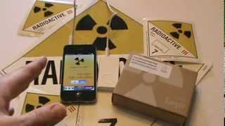 iPHONE RADIATION POCKET GEIGER METER REVIEW AND TEST