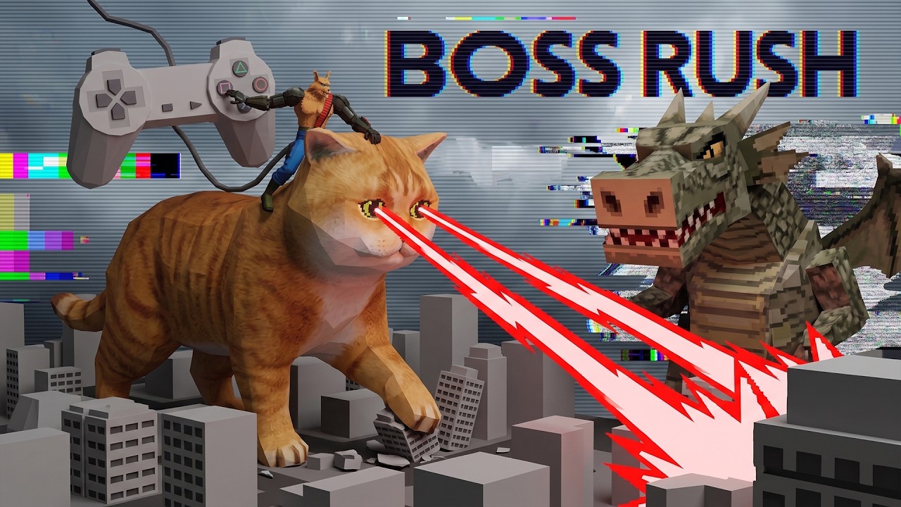 СТРИМ С ЧИПАЕМ#545 - ТАЩИМ BOSS RUSH от КИКУ (120 ЗЛЫХ БОСЯКОВ на PS1 ПРОТИВ ЧИПАЯ) - ЧАС?