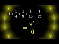 Why is pi here?  And why is it squared?  A geometric answer to the Basel problem