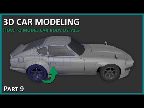 3D Car Modeling - How to Model Car Body Details