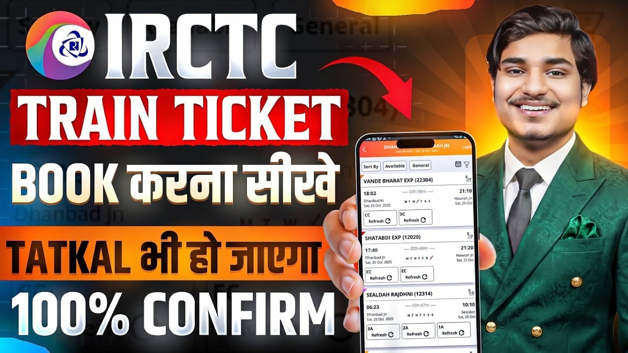 IRCTC Se Ticket Kaise Book Kare | How To Book Train Tickets Online In India | Train Ticket Booking