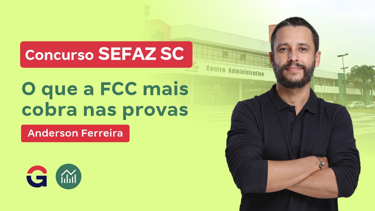 Concurso SEFAZ SC 2026: O que a FCC Mais Cobra Nas Provas em AFO