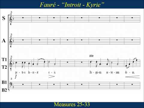 Faure Requiem - Op48 -1- Introit et Kyrie - Alto